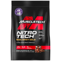Whey Gold Chocolate Protein Powder Isolate Smoothie Mix | MuscleTech Nitro-Tech |for Women & Men | 8 lbs (109 Servings)