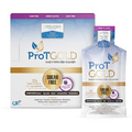 ProT Gold Liquid Collagen Protein Shot, 17g Protein Nano-Hydrolyzed Grass Fed Collagen, 2g Arginine for Wound Support, Gluten Free, Fat and Sugar Free, 0g Carbs, Non GMO, Berry, 1 fl oz, 24 Pack