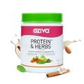 OZIVA Protein & Herbs for Women | 1.1 Lbs (500 gm) with Multivitamins, Curcumin, Shatavari, Tulsi for Improved Metabolism, Hormonal Balance & Skin, Hair Health, Vanilla Almond (1.1 lb)