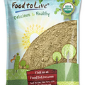 Food to Live Organic Hemp Protein Powder, 8 Pounds – 50% Protein, Non-GMO, Kosher, Non-Irradiated, Pure, Vegan Superfood, Rich in Iron and Fiber