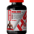 Muscle gain pre Workout - BRANCHED Chain Amino Acid - BCAA 3000MG - bcaas Amino acids - 1 Bottle 120 Tablets