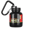 Protein Powder Container - Portable Whey Protein Container - Whey Funnel - Travel Bottle - Storage - Jars