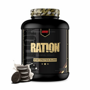 REDCON1 Ration Whey Protein, Cookies N' Cream - Keto Friendly + Gluten Free Whey Protein Powder - Contains Whey Protein Hydrolysate + Whey Concentrate (65 Servings)