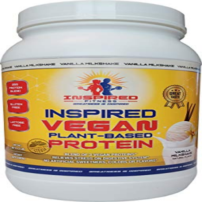 Inspired Vegan Vanilla Plant-Based Protein, 2lb, 24G Protein
