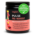 LEGION Pulse Pre Workout Supplement - All Natural Nitric Oxide Preworkout Drink to Boost Energy, Creatine Free, Naturally Sweetened, Beta Alanine, Citrulline, Alpha GPC (10 Serving Fruit Punch)