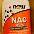 Now Foods NAC N-Acetyl Cysteine 600mg 250 cap  Exp 09/2026