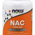 NOW Foods NAC 1000mg 120 Tabs Kosher Non-GMO N-Acetyl Cysteine