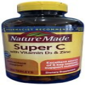 Nature Made Super C with Vitamin D3 & Zinc Supplement 200 Tablets