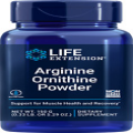 Life Extension L-Arginine 2250mg  L-Ornithine 750mg Powder- 5.29 OZ 150 grams
