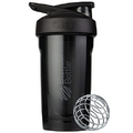 BlenderBottle Strada Shaker Cup Perfect for Protein Shakes and Pre Workout, 24-Ounce, Black