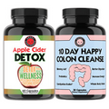 Detox & Cleanse Duo w/ Apple Cider Weight Loss & Detox Colon Cleanse - 2PK