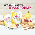 Whey Protein Plus Powder Nutrition Concentrate Premium flavored Banana Milk