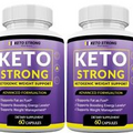 (2 Pack) Keto Strong Pills, Official Retailer, New 2021 Formula