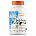Doctor's Best Fully Active Folate with Quatrefolic, Non-GMO, Vegan, Gluten Free,