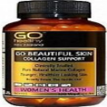 Go Healthy GO Beautiful Skin Collagen Support Capsules 120  - Marine Collagen