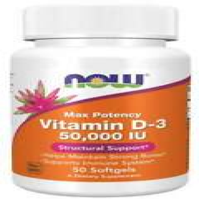 Vitamin D3 50000 IU from Lanolin 50 gels Now Foods Olive Oil