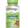 Solaray Cayenne Pepper 515 mg | 40,000 Heat Unit | Healthy Digestion, Circulatio
