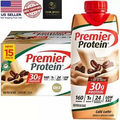 Premier Protein 30g High Protein Shake Café Latte 11 fl oz 15 pk - FREE SHIPPING