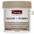 2 x Swisse Calcium + Vitamin D 150 Tablets Swisse Ultiboost