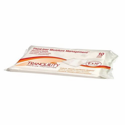 Skin Fold Pad Tranquility ThinLiner  6 X 10 Inch For the Collection and Retention of Skin-Fold Moist Case of 200 by Principle Business Enterprises