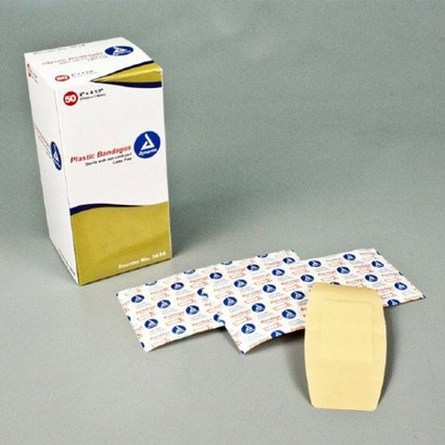 Adhesive Strip Dynarex 2 X 4-1/2 Inch Plastic Rectangle Tan Sterile Case of 1200 by Dynarex