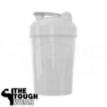 Gym Rabbit Shaker Cup 16oz -Bottle Protein Shaker & Mixer Cup - Plain Full White