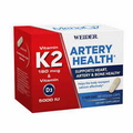 Weider Artery Health with Vitamin K2, 60 Veggie Caps