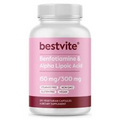 Benfotiamine 150 w/ Alpha Lipoic Acid 300 (120 Vegetarian Capsules)-No Stearates