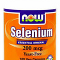 NOW Foods Selenium 200mcg Vegetarian Capsules - 180 Count
