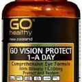 Go Healthy GO Vision Protect 60 Caps Bilberry + herbs  for Eye Health