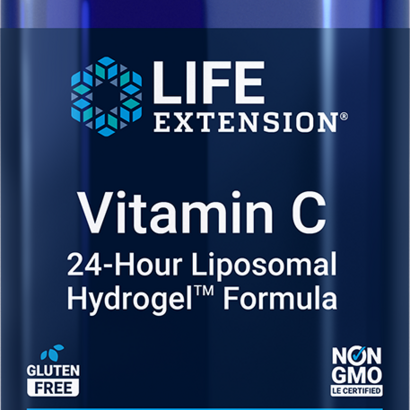 Life Extension Vitamin C 24-Hour Liposomal Hydrogel™ Formula (60 Tablets, Vegetarian)