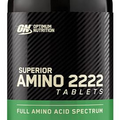 Optimum Nutrition Superior Amino 2222 Tablets, Complete Essential Amino Acids, EAAs, 320 Count