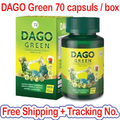 Dago Green Detox Herbal Natural Colon Cleanser Weight Control Fast Slim 70 Cap