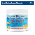 Nordic Naturals Omega 3 Gummies - Tangerine Gummy Fish Omega-3s DHA & EPA, 30 Ct