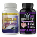 Brazilian Belly Burn Weight Loss & Testosterone Sexual Booster Capsules Combo