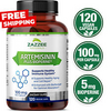 Artemisinin (Sweet Wormwood) 120 Veggie Capsules 100 mg Plus BioPerine 100% Pure