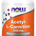 Now Foods Acetyl L-Carnitine 500 mg 100 caps