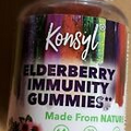 Konsyl - Elderberry Immunity Gummies - 60 gummies - Vegan / Non GMO - Exp 3/2025