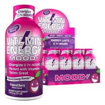 48pk Vitamin ⚡7 Hr Energy + Mood Booster Energy (Keto Friendly, No Sugar Crash)