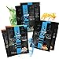 eFlow Nutrition ENRAGE Black Preworkout Sample Packs - Travel Packs - High Stim Energy, Pump, Strength, Endurance, Focus, Nootropic formula - Variety (6 Packs)