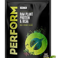 VIVO Life Perform Vegan Protein Powder, Raw Cacao Flavor - BCAA Pea & Hemp Blend Plant-Based Protein Shake (2.17 Pound (Pack of 1))
