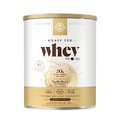 Solgar Whey To Go Whey Protein Powder, Vanilla - 33 oz - Grass-Fed Protein with L-Glutamine & BCAAs - rBGH Free, Gluten Free & Non-GMO - 36 Servings