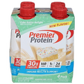 Premier Protein Shake, Cake Batter Delight, 30 g Protein, 1 g Sugar, 24 Vitamins & Minerals, Nutrients to Support Immune Health, Cream, 11 Fl Oz, 4 Count