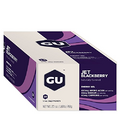 GU Energy Original Sports Nutrition Energy Gel, Vegan, Gluten-Free, Kosher, and Dairy-Free On-the-Go Energy for Any Workout, 24-Count, Jet Blackberry