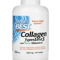 Doctor's Best, Collagen Types 1 and 3 with Peptan Vitamin C, 1,000 mg, 540 Tabs