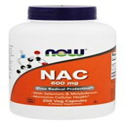 Now Foods NAC N-Acetyl Cysteine 600mg, 250 caps BOOST GLUTATHIONE, LIVER HEALTH