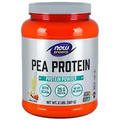 NOW Foods Pea Protein, Vanilla Toffee, 2lb Powder