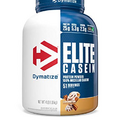 Dymatize Elite Casein Protein Powder, Slow Absorbing with Muscle Building Amino Acids, 100% Micellar Casein, 25g Protein, 5.4g BCAAs & 2.3g Leucine, Helps Overnight Recovery, Cinnamon Bun, 4 Pound