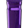 AeroBottle Primus Crystal Water Bottle/Protein Shaker Cup - Wide Mouth, Leak-Proof Screw Cap Design with Loop for Fitness Sports and Outdoors, 30 oz - Purple (Amethyst)
