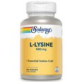 SOLARAY L-Lysine 500mg | Amino Acid | Healthy Cognitive, Immune System & GI Function, Bones, Joints & Skin Support | 120 VegCaps